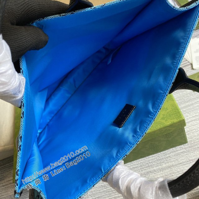 Gucci新款包包 古馳GG Multicolor系列托特包 Gucci經典GG鑽石菱紋圖案購物包 550763  ydg3234